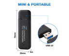 USB 3.0 AC1200 802.11ac WiFi Wireless Adapter Dongle PC Laptop 5GHz Dual Band