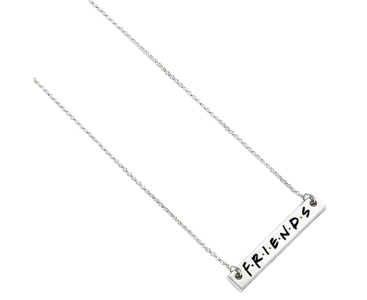 Friends Logo Silver Plated Pendant Necklace