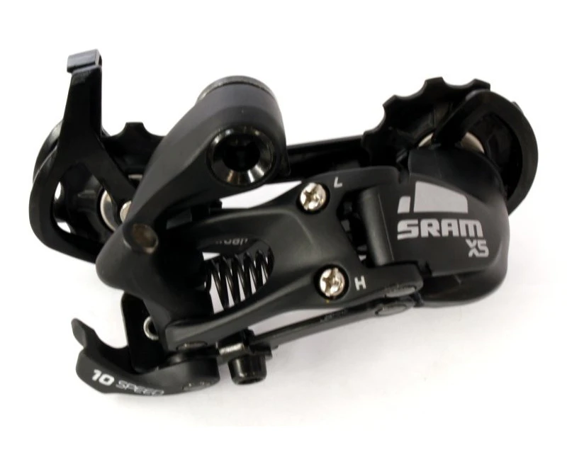 SRAM X5 12A 10Sp Medium Cage Alloy Rear Derailleur Black - Black