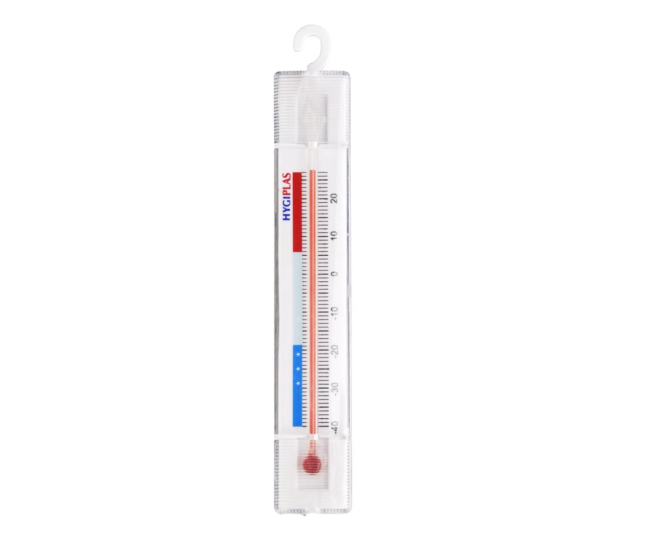 Hygiplas Hanging Fridge Freezer Thermometer with Colour Coded Zones