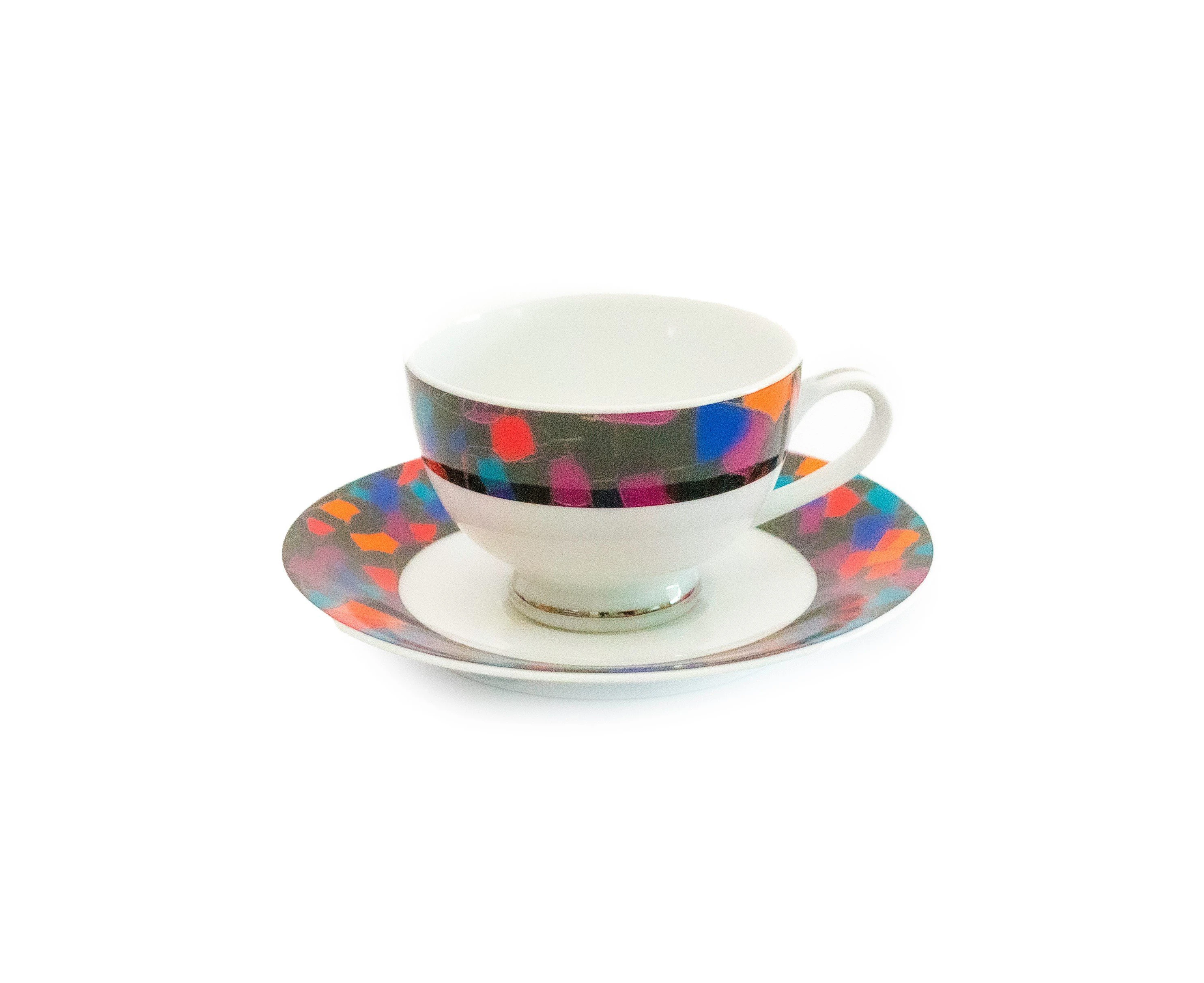 Dankotuwa Mosaic 08pcs Cups & Saucer Set