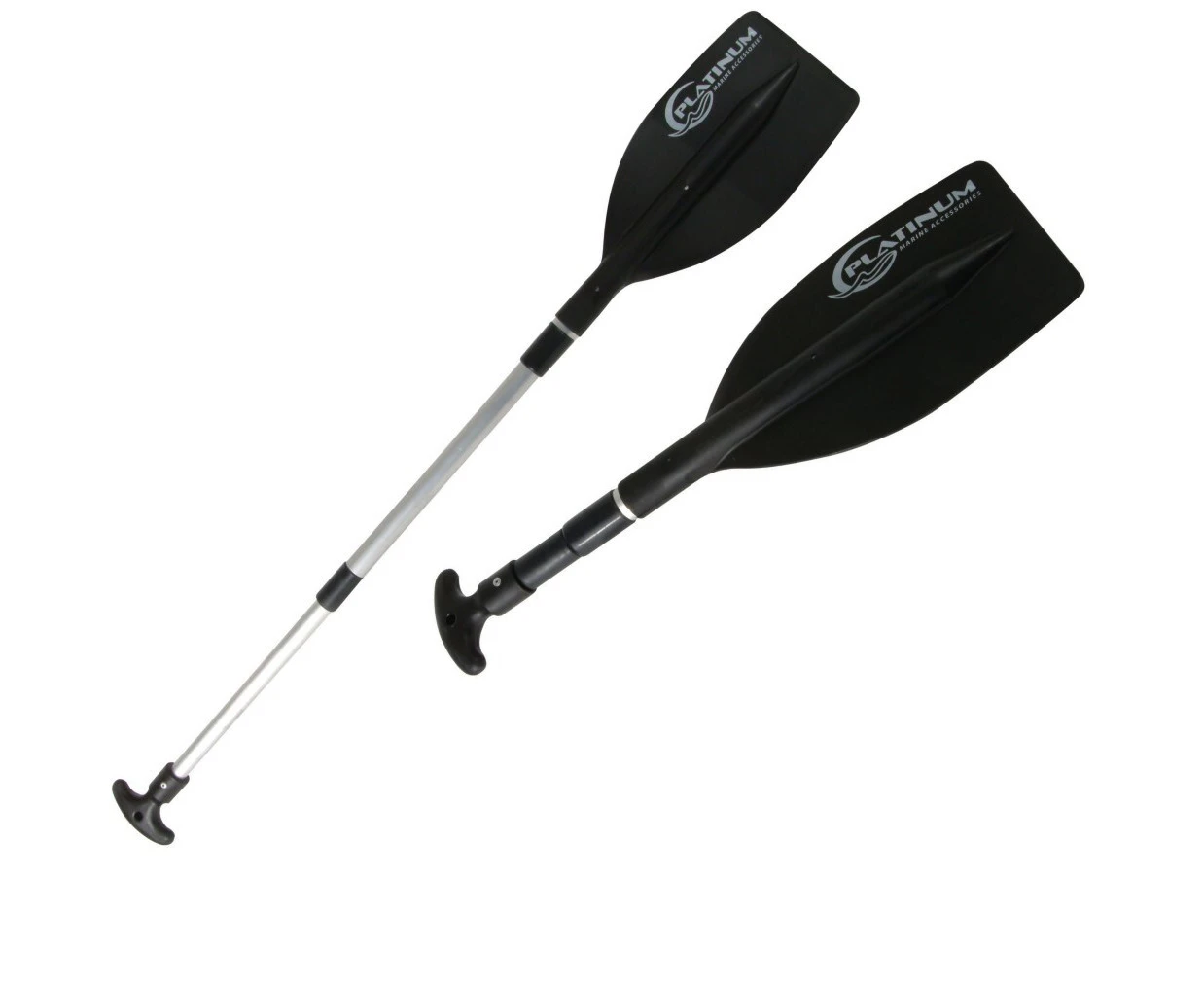 Single Platinum Telescopic Boat Paddle/Oar With Aluminium Handle