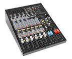 SWAMP S8-MK2 8 CH Mixing Desk - 4 Preamps - 2 AUX - Onboard FX - USB Audio