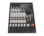 SWAMP S8-MK2 8 CH Mixing Desk - 4 Preamps - 2 AUX - Onboard FX - USB Audio