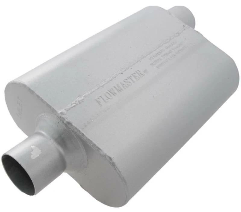 Flowmaster 40 Series Delta Flow Muffler 2.5" Center Inlet/Offset Outlet