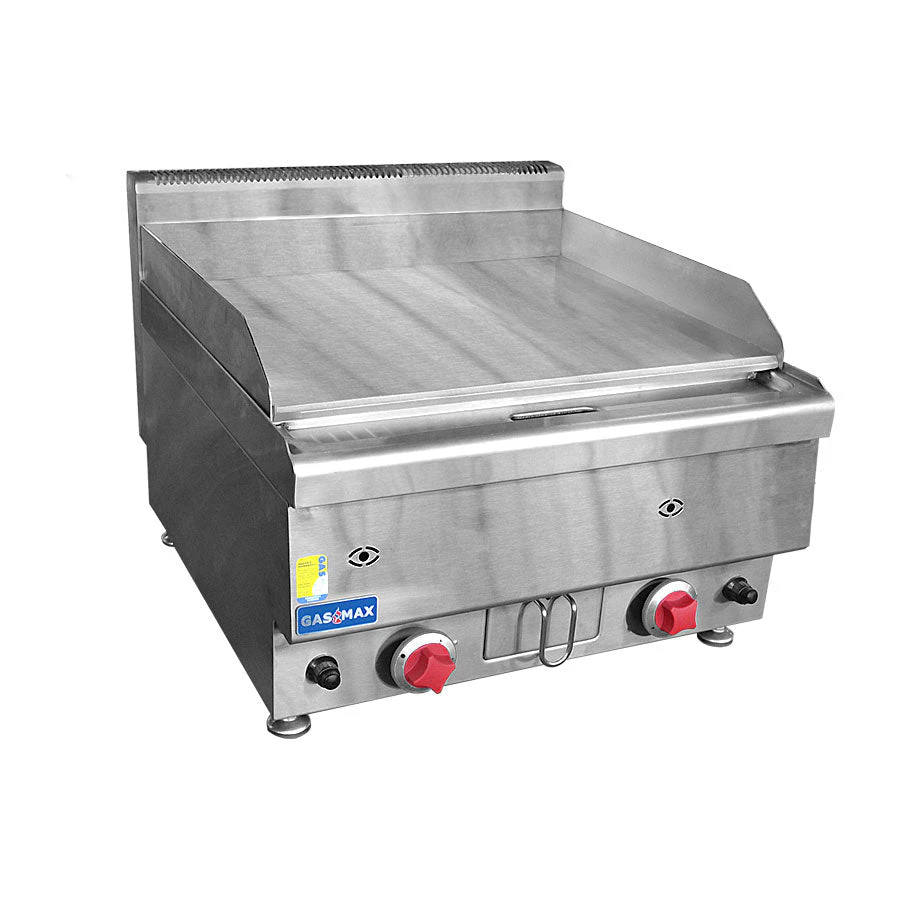 GasMAX Gasmax Benchtop 2 Bunner Griddle 600Mm JUS-TRG60LPG