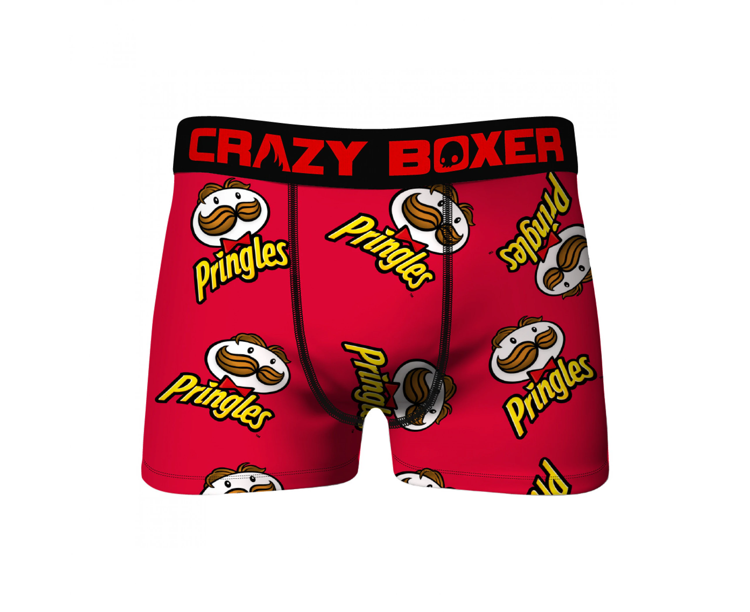 Crazy Boxers Pringles Logo All Over Boxer Briefs