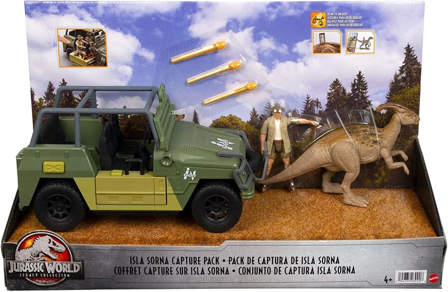 Jurassic World Legacy Collection Isla Sorna Capture Pack