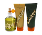 Curve by Liz Claiborne for Men - 3 Pc Gift Set 4.2oz Cologne Spray, 3.4oz Aftershave Balm, 3.4oz Showe Gel