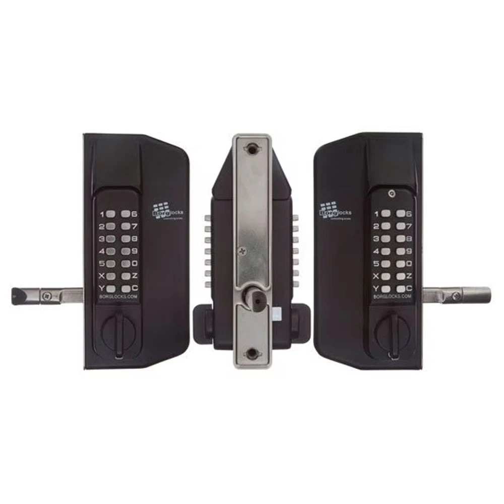 Borg 3150 Digital Gate Lock Marine Grade Back to Back Keypad Black BL3150GATE