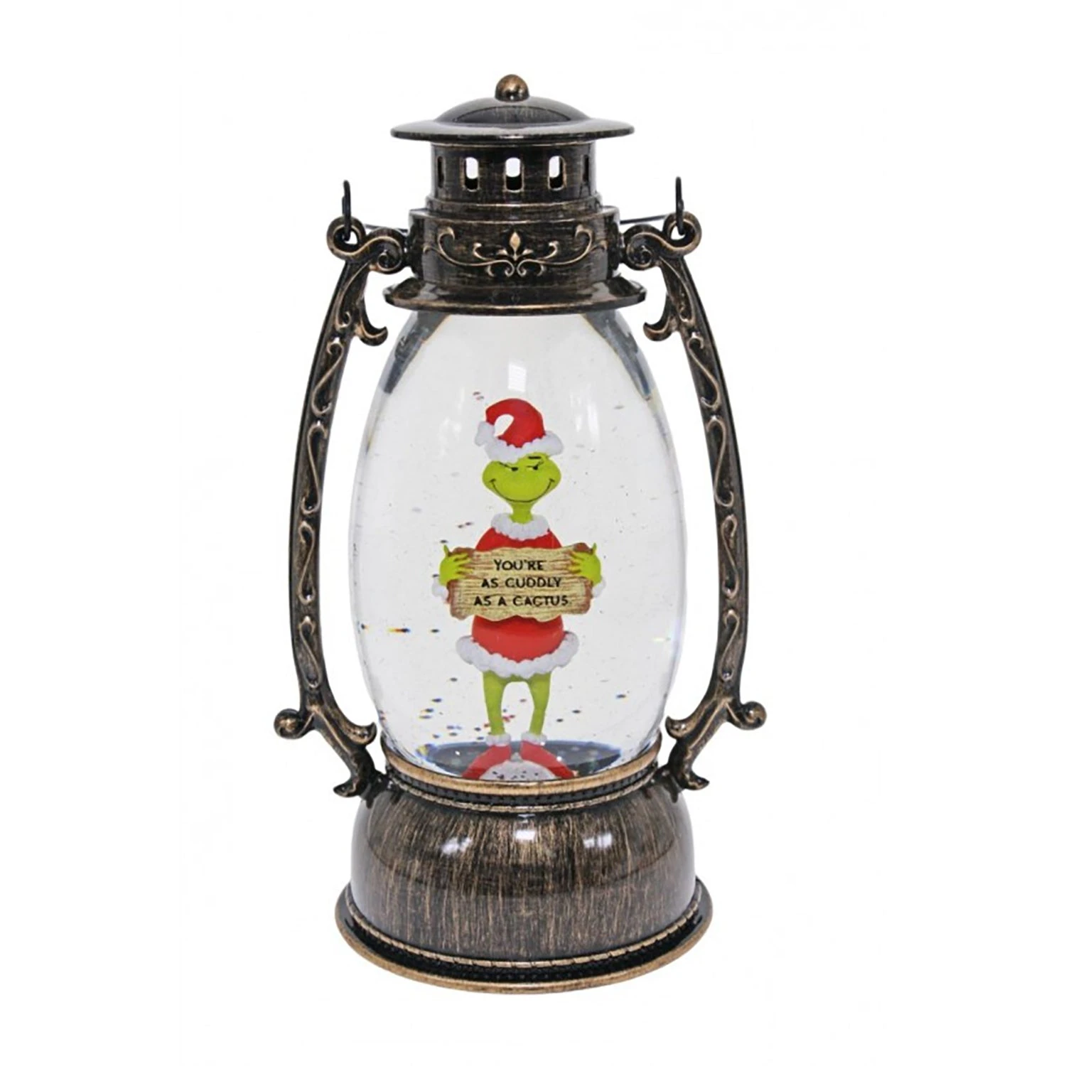 The Grinch Brass Lantern - Cuddly Cactus