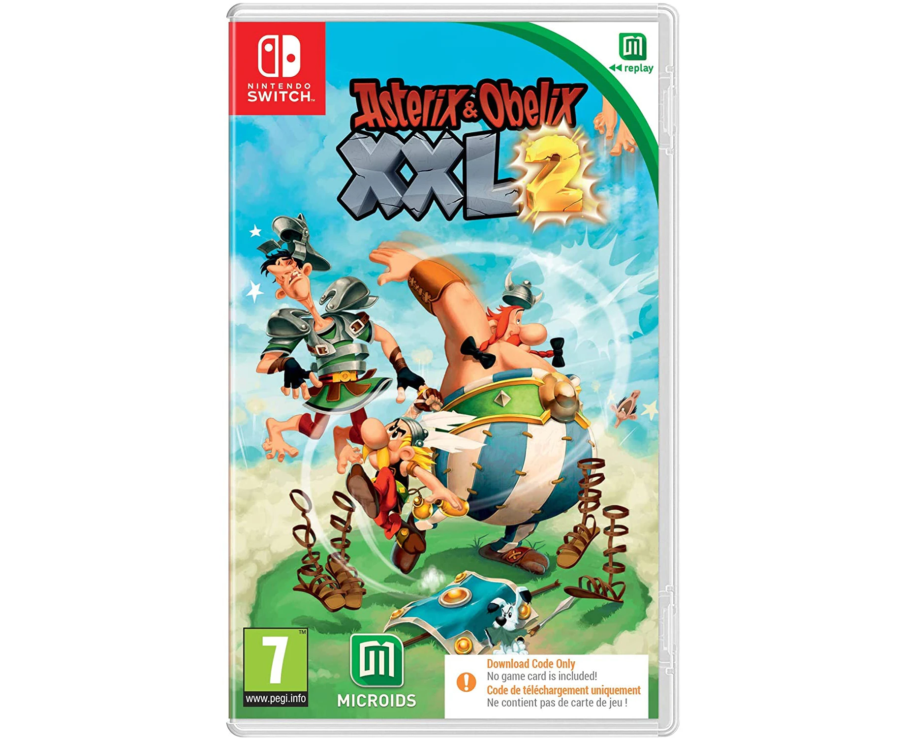 Asterix & Obelix XXL2 Replay Nintendo Switch Game [Code in a Box]