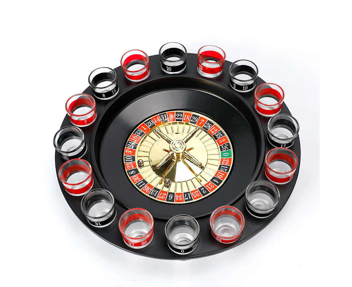 Roulette Drinking Game Set Casino Spin Party Games Table