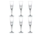 RCR Crystal Melodia Champagne Flutes 160ml Set of 6