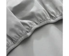 Justlinen Luxury 500 Tc Queen Size Cotton Bedding Bed Sheet Set - Gery