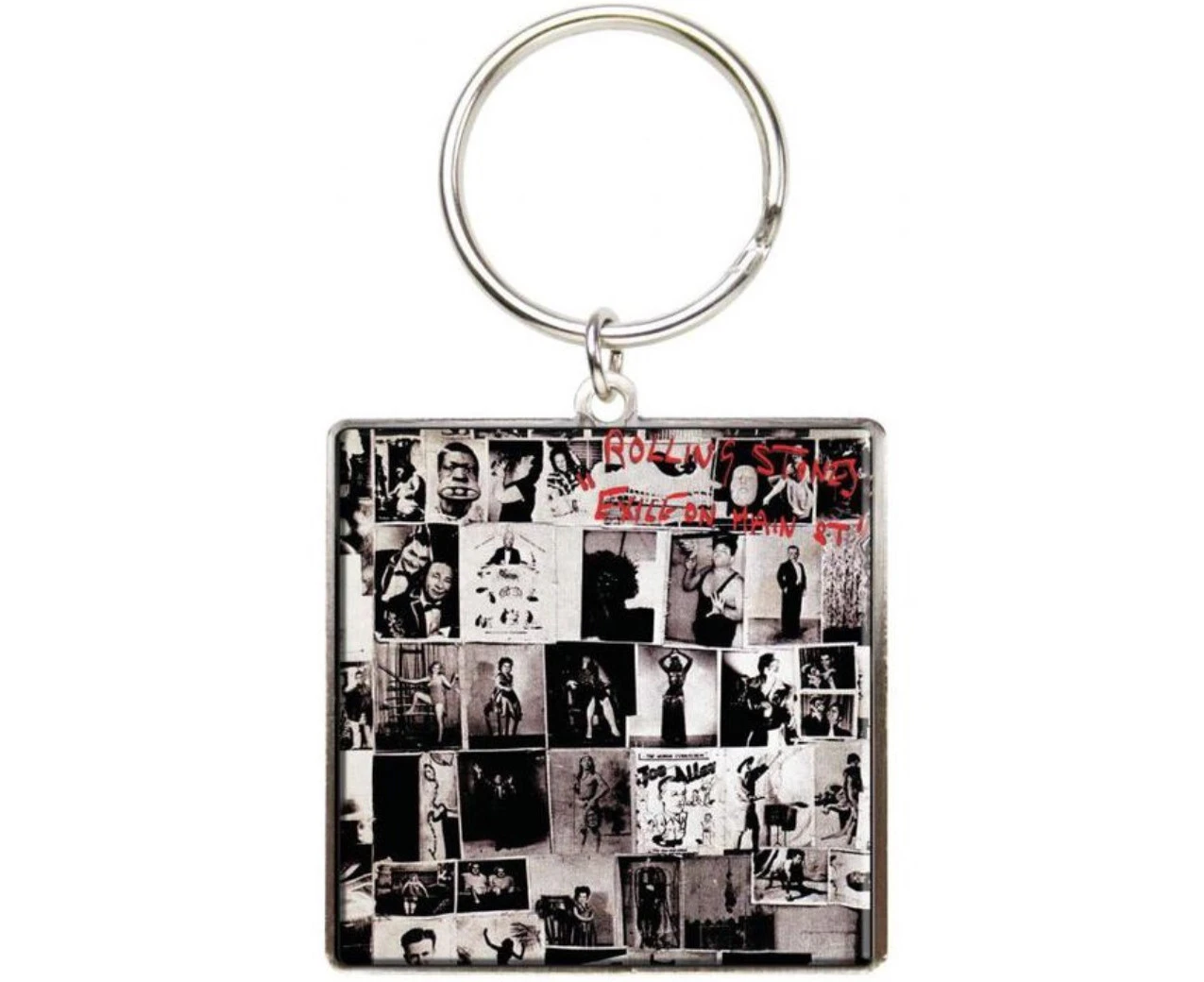 Collectible Rolling Stones 'Exile On Main St' Album Metal Keychain