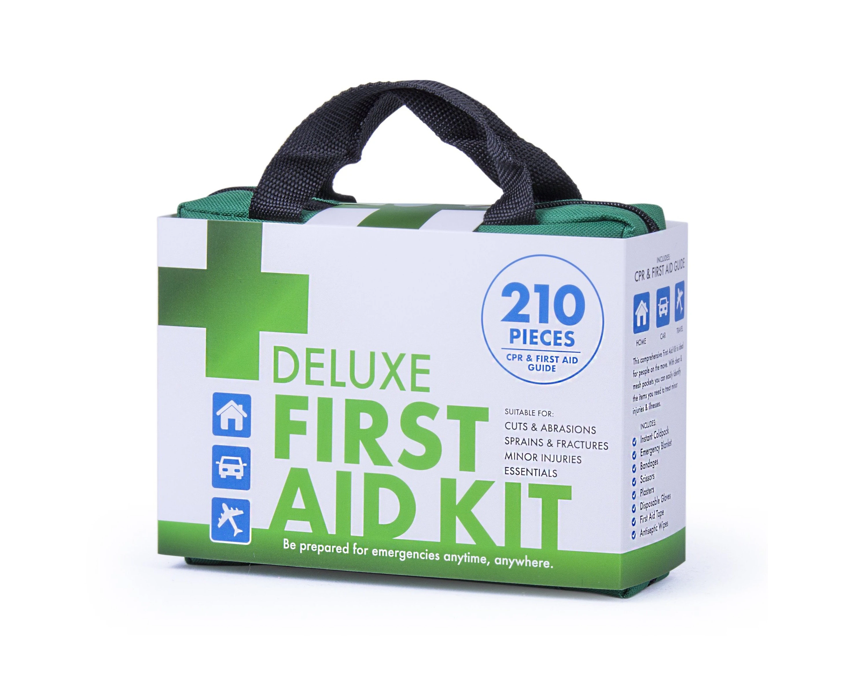 210 Piece Deluxe Emergency First Aid Kit ARTG Registered Australia