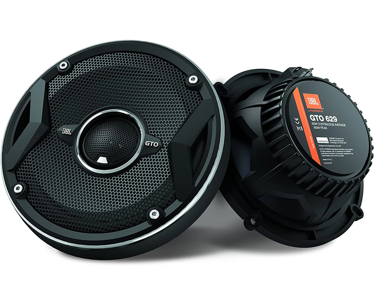 JBL GTO-629 Premium 6.5" 2-Way 180W Coaxial Car Speakers GTO629