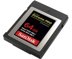 SanDisk 64GB Extreme PRO CFexpress Card Type B - SDCFE-064G-GN4NN READ 1500 MB/S WRITE 800MB/S
