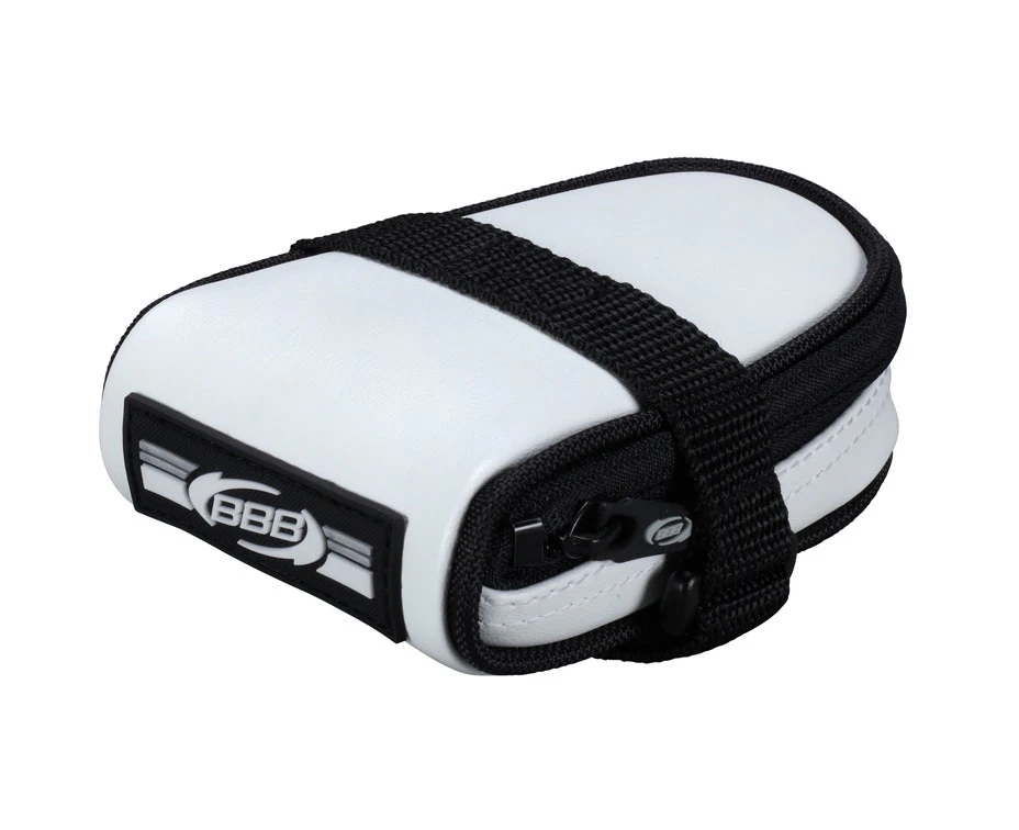 BBB RacePack Matt White - Bike Saddle Bags - Black