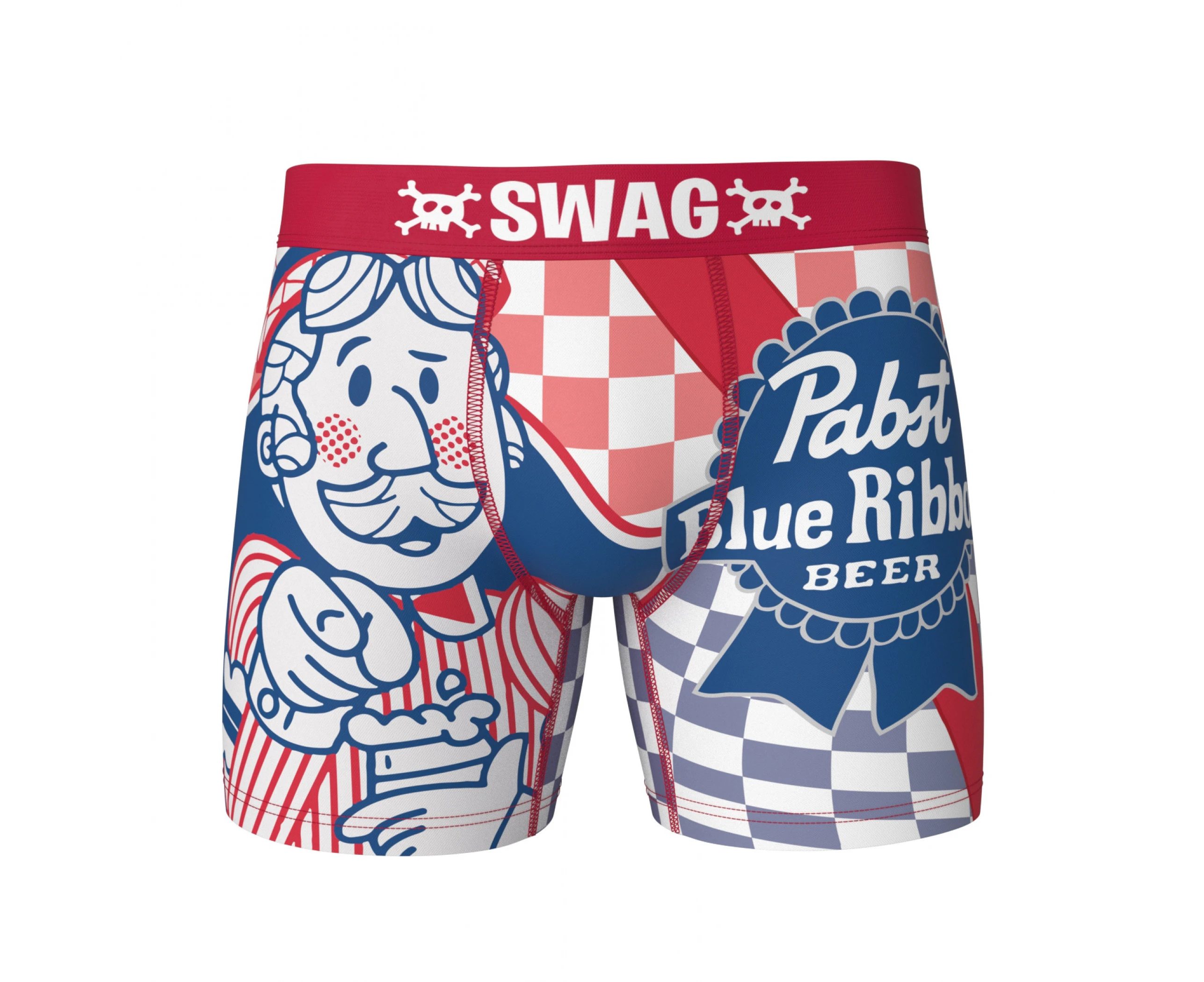 Pabst Blue Ribbon Beer Man Swag Boxer Briefs