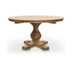 Gene Reclaimed 1.4m Round Dining Table - Rustic Natural