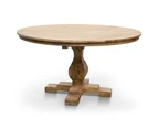 Gene Reclaimed 1.4m Round Dining Table - Rustic Natural