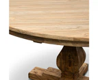 Gene Reclaimed 1.4m Round Dining Table - Rustic Natural