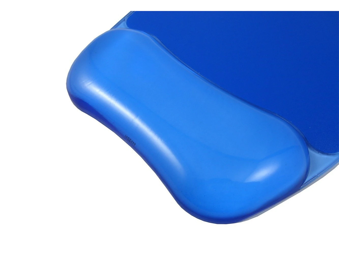 Fellowes Crystal Gel Mouse Pad & Wrist Rest - Blue