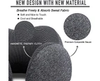 Travel Pillow Memory Foam Neck Pillow, Black Grey