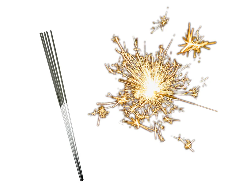 70cm Large Sparklers Party Sparkler for Birthdays Party Parties Wedding Low Smoke Gold Sparklers - 30pcs