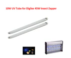 2XReplacement 10W UV Ultraviolet Tube