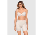 Miraclesuit Shapewear Tummy Tuck Firm Control High Waist Shapewear Shorts in Warm Beige