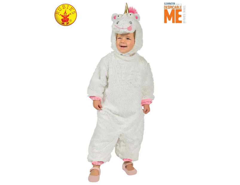 Rubie's Licensed Fluffy Unicorn Dress Up Costume Size Toddler