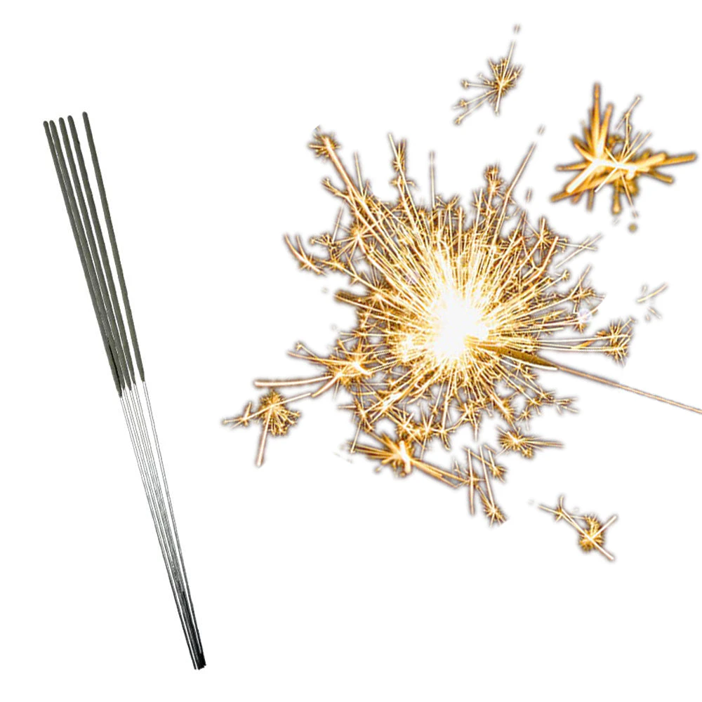 70cm Large Sparklers Party Sparkler for Birthdays Party Parties Wedding Low Smoke Gold Sparklers - 120pcs