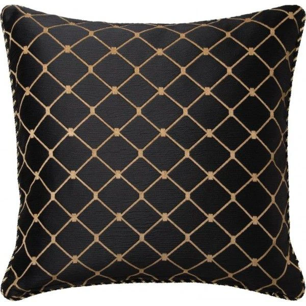 Davinci Massimo Trellis European Pillowcase Black