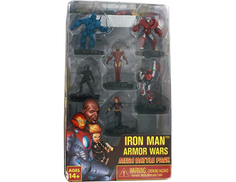 HeroClix Marvel Classic Iron Man Armor Wars Mega Battle Pack