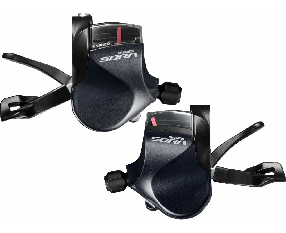 Shimano Sora SL-R3000 3x9 Speed Shift Lever Set Grey/Black