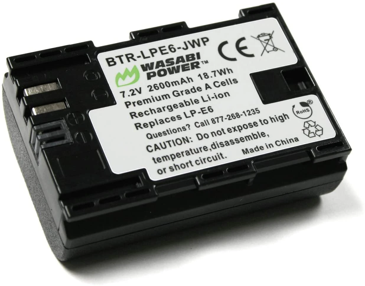 Wasabi Power battery for Canon LP-E6, LP-E6N Replacement