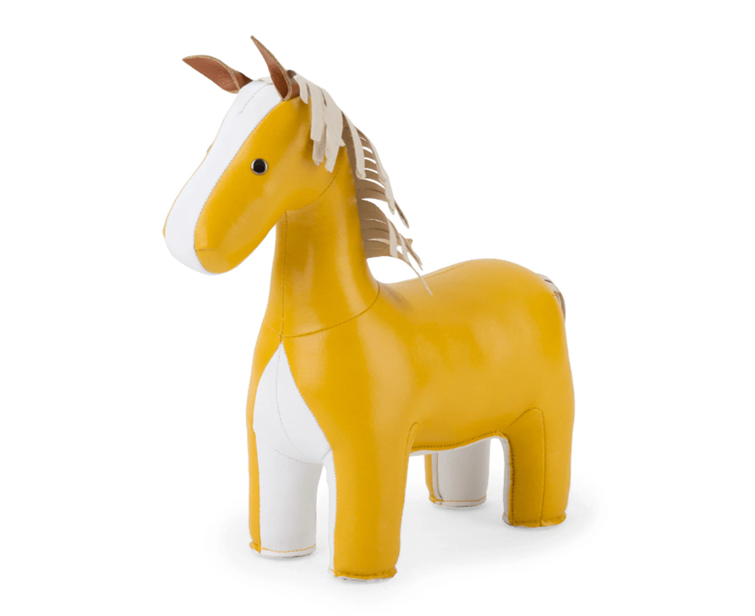 Zuny : Bookend Classic Horse Ochre Yellow