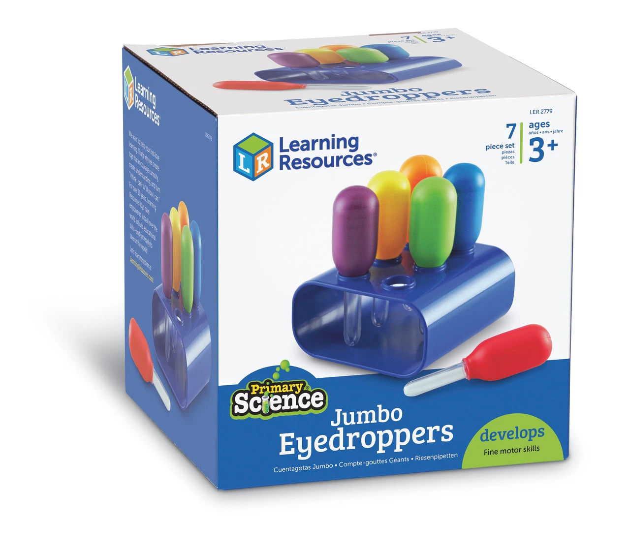 Learning Resources Primary Science Jumbo Eyedroppers with Stand