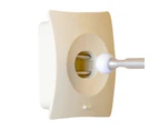 Catchhole Beige Door Stopper Wall Mount Door Stop Adhesive Catch Hole Advanced