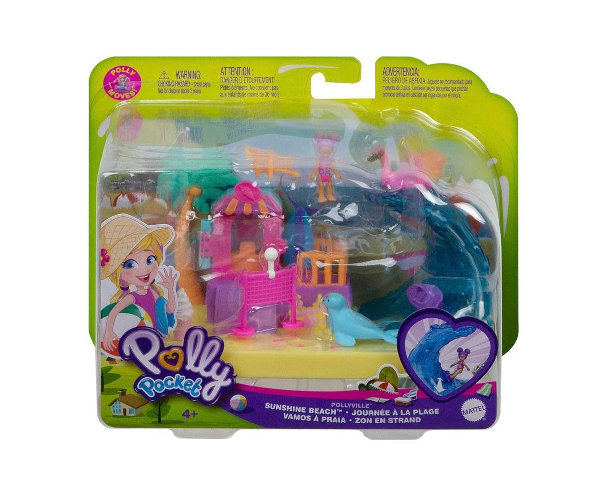 Polly Pocket Pollyville Sunshine Beach Playset