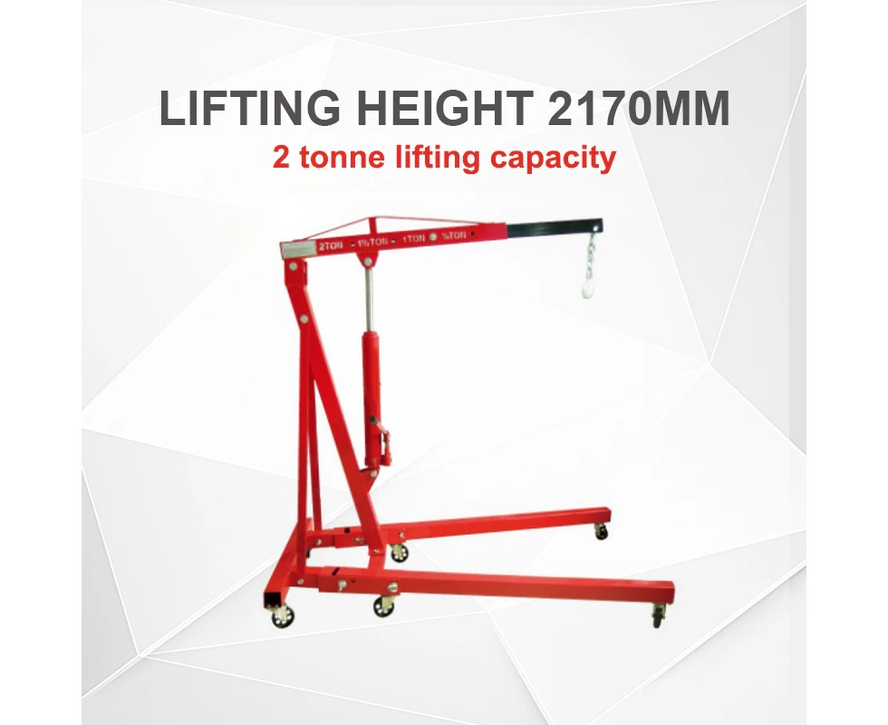 2 Tonne Hydraulic Engine Workshop Crane Hoist Lift