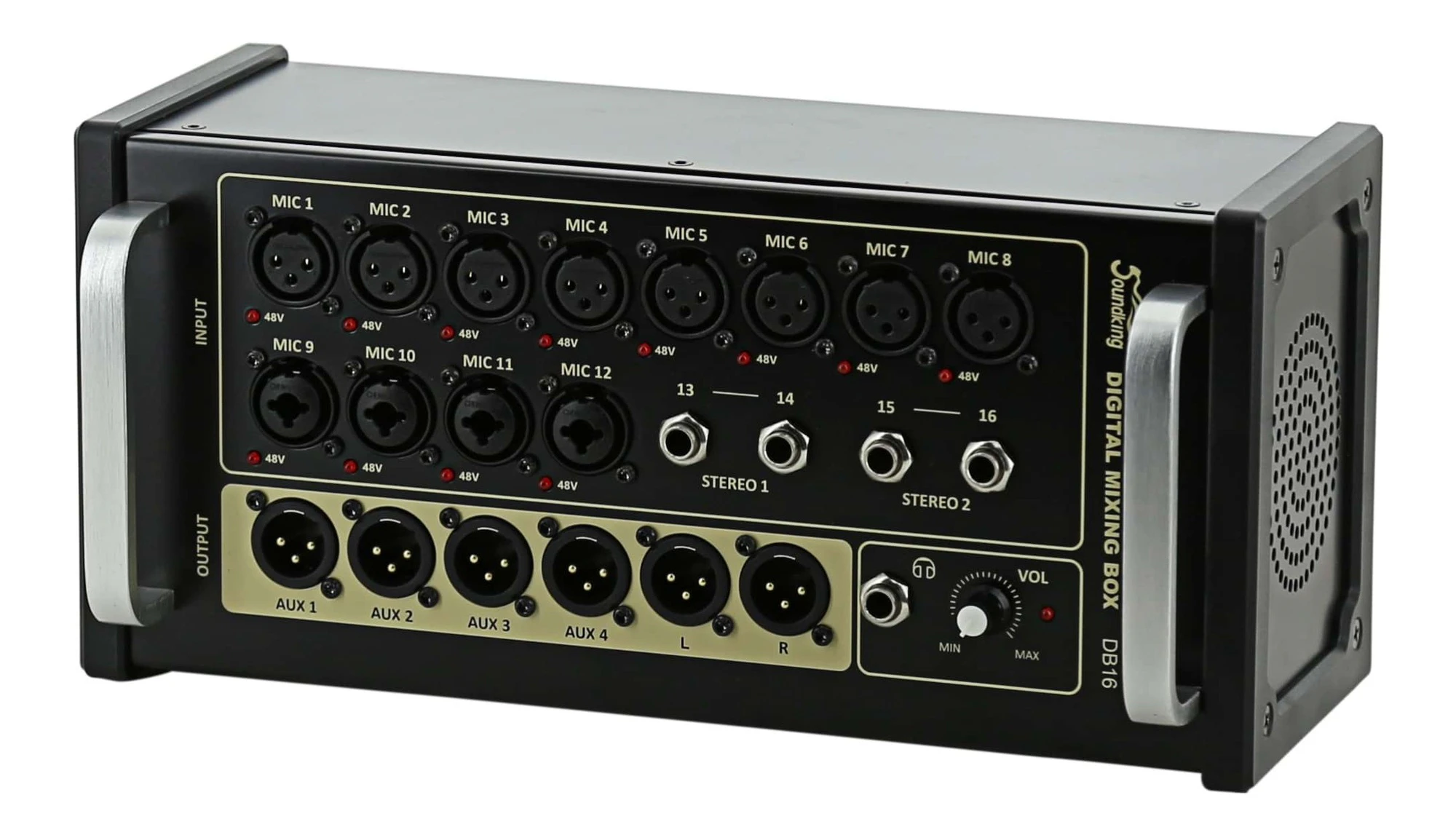 Soundking DB16 WiFi Digital Mixer - 16 Input, 6 Output