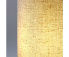 Rustic Charm, Hemp Rope Floor Lamp - Natural Linen Shade, 1300mm High, PL0141