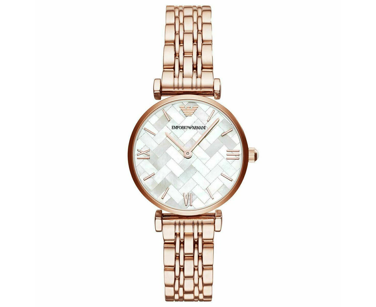 Emporio Armani AR11110 Gianni T-Bar Rose-Gold Tone Women's Watch