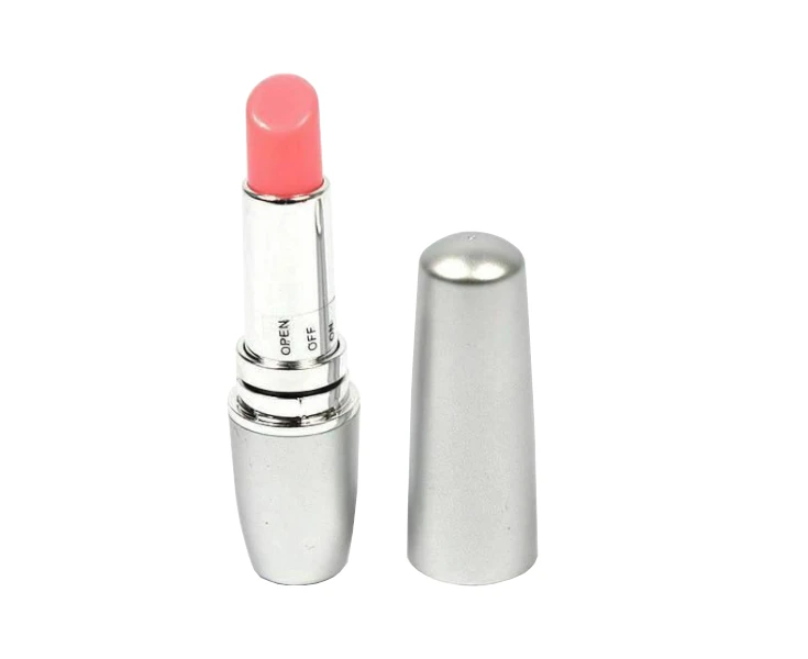 Mini Bullet Vibrator Novelty Lipstick Clitoris Stimulator Discreet Massager - Silver