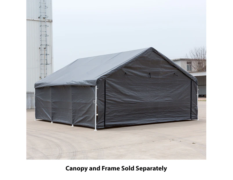 Enclosure Kit for Flyline Portable Double Carport 18ft x 20ft