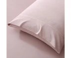 Justlinen Luxury 500 Tc Queen Size Cotton Bedding Bed Sheet Set - Mauve